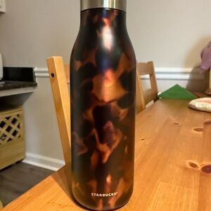Starbucks Brown Patterned Insulated Bottle